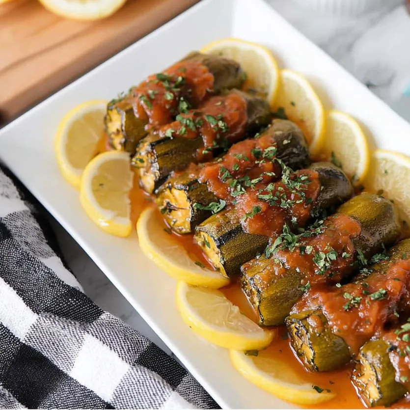 Courgettes farcies libanaise