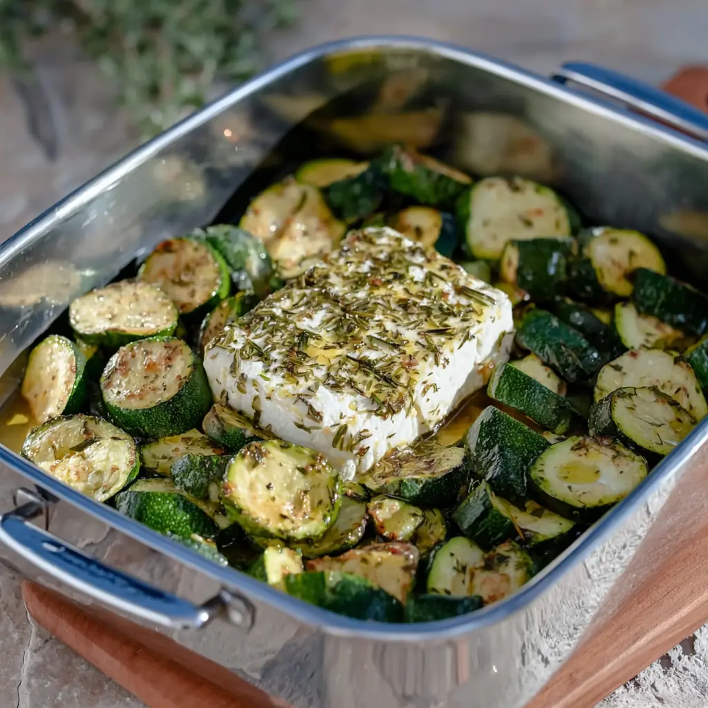Courgettes feta au four : une recette méditerranéenne simple et savoureuse 4 Courgettes feta au four