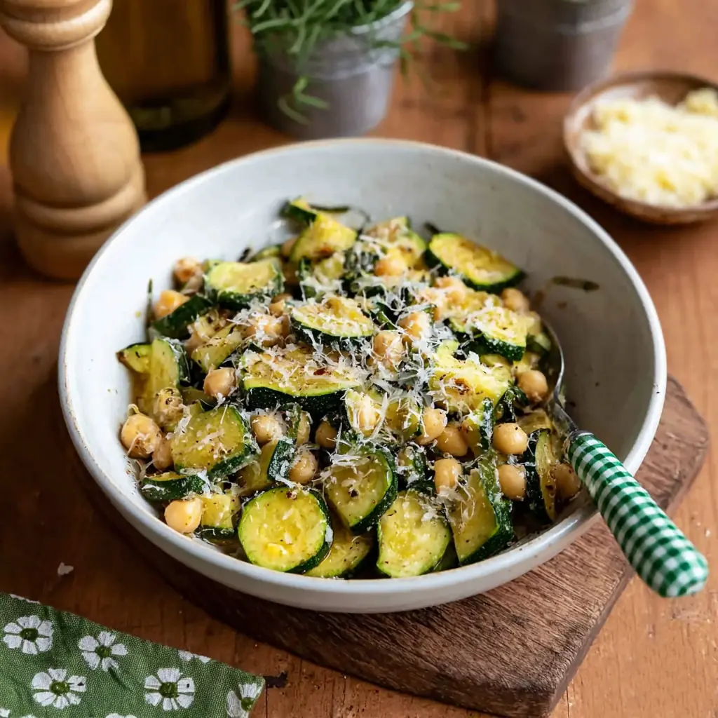 Courgettes sautées ail