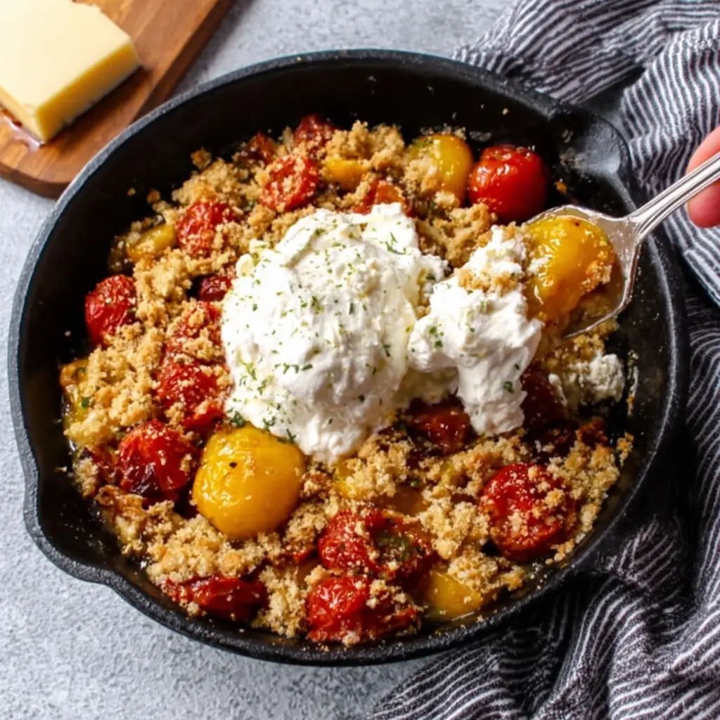 Crumble de Légumes : Recette Gourmande à la Burrata Crémeuse 4 Crumble de Légumes