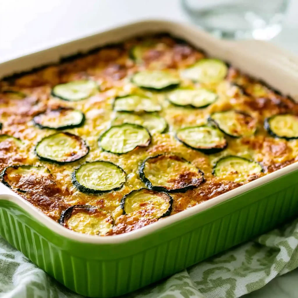 Flan de courgettes fondant au parmesan 4 Flan de courgettes