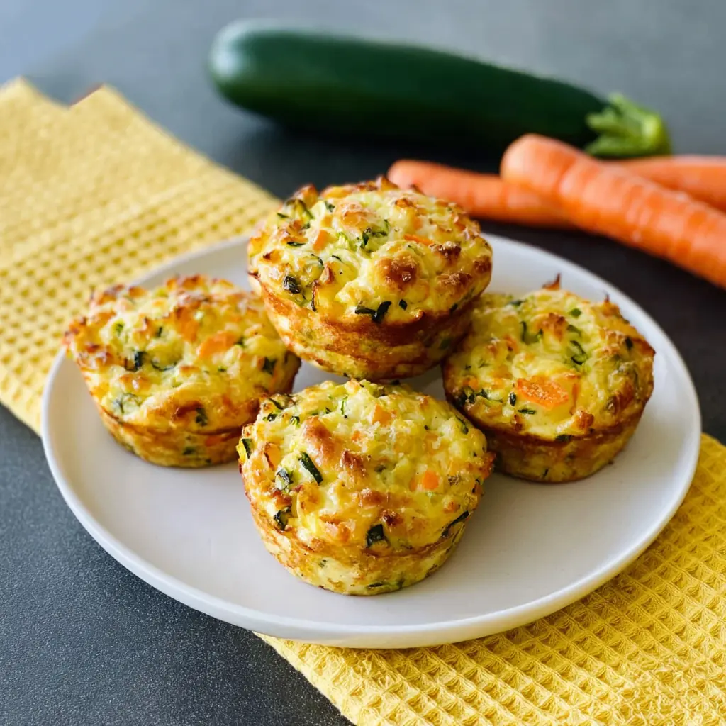 Flans carottes courgettes