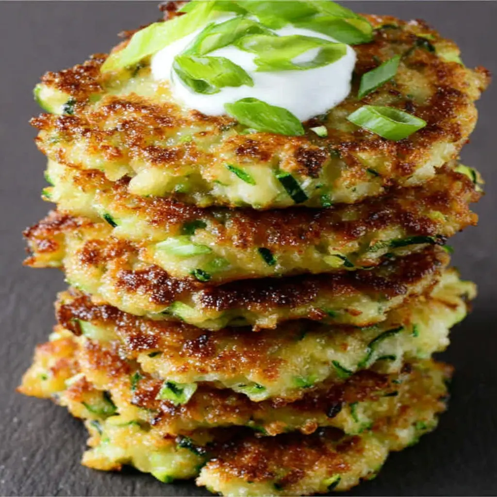 Galettes croustillantes courgettes
