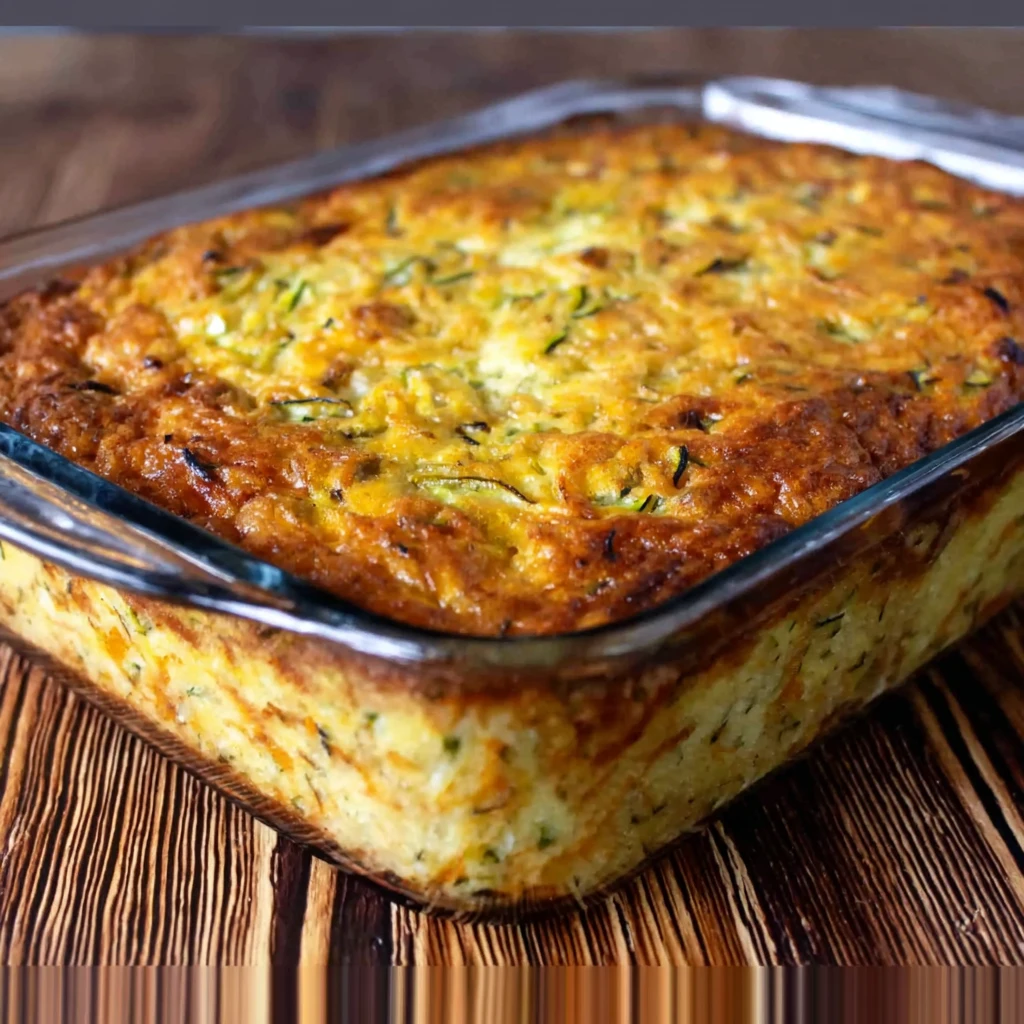 Gratin courgettes riz