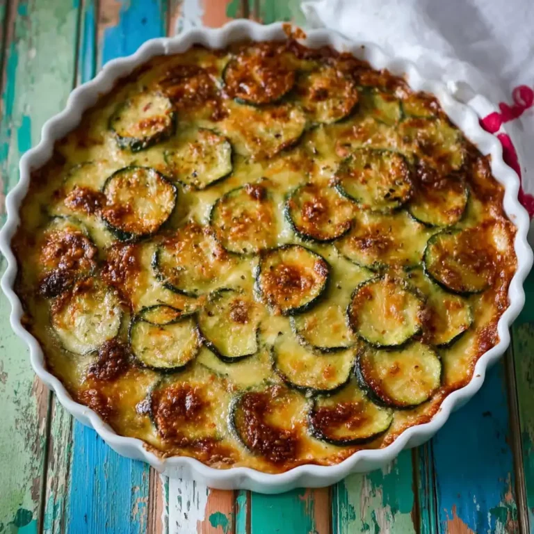Gratin de courgettes au curry