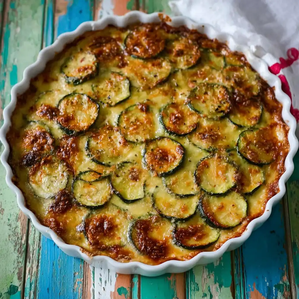 Gratin de courgettes au curry