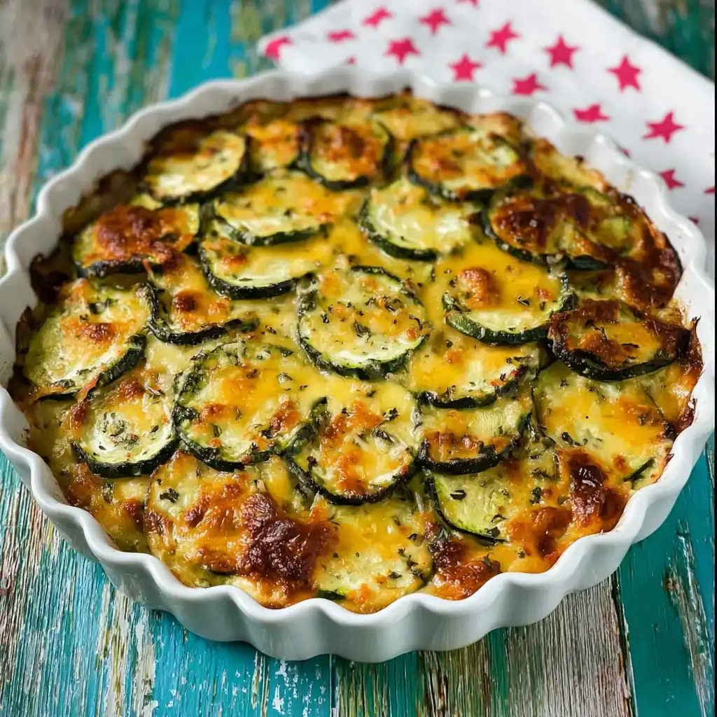 Gratin de courgettes au curry