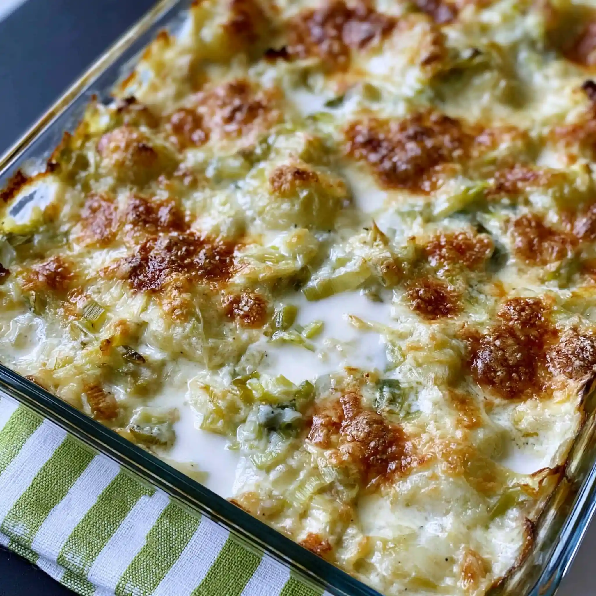 Gratin de poireaux