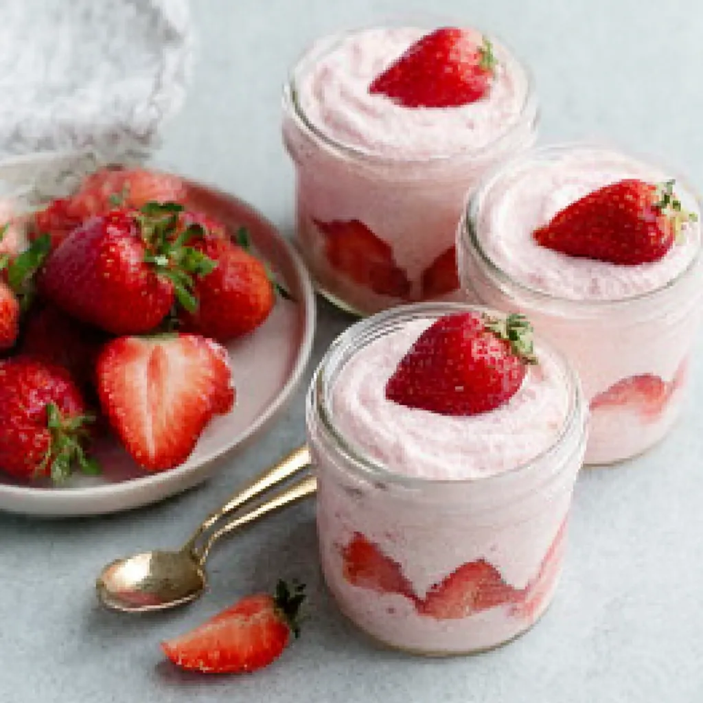 Mousse de fraise