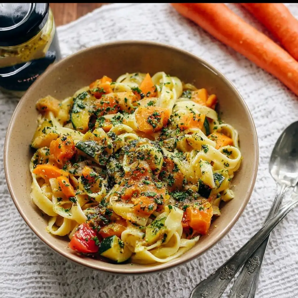 Pâtes aux légumes