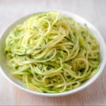 Pâtes de courgettes