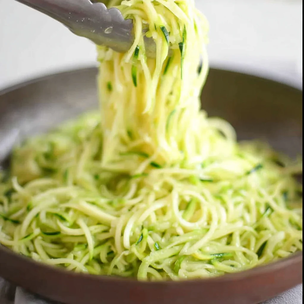 Pâtes de courgettes