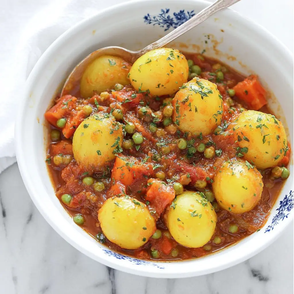 Petits pois carottes pommes de terre