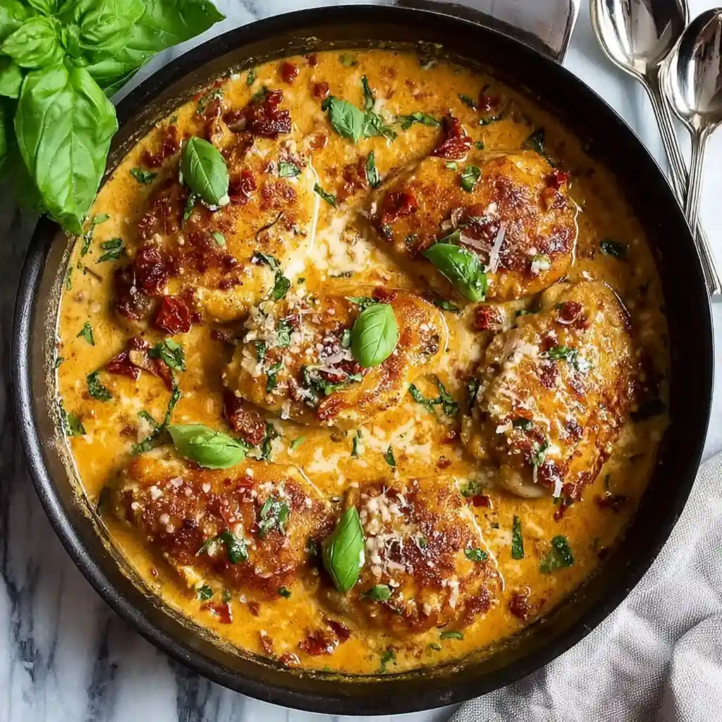 Poulet crème tomate : une recette savoureuse et facile pour toute la famille 4 Poulet crème tomate