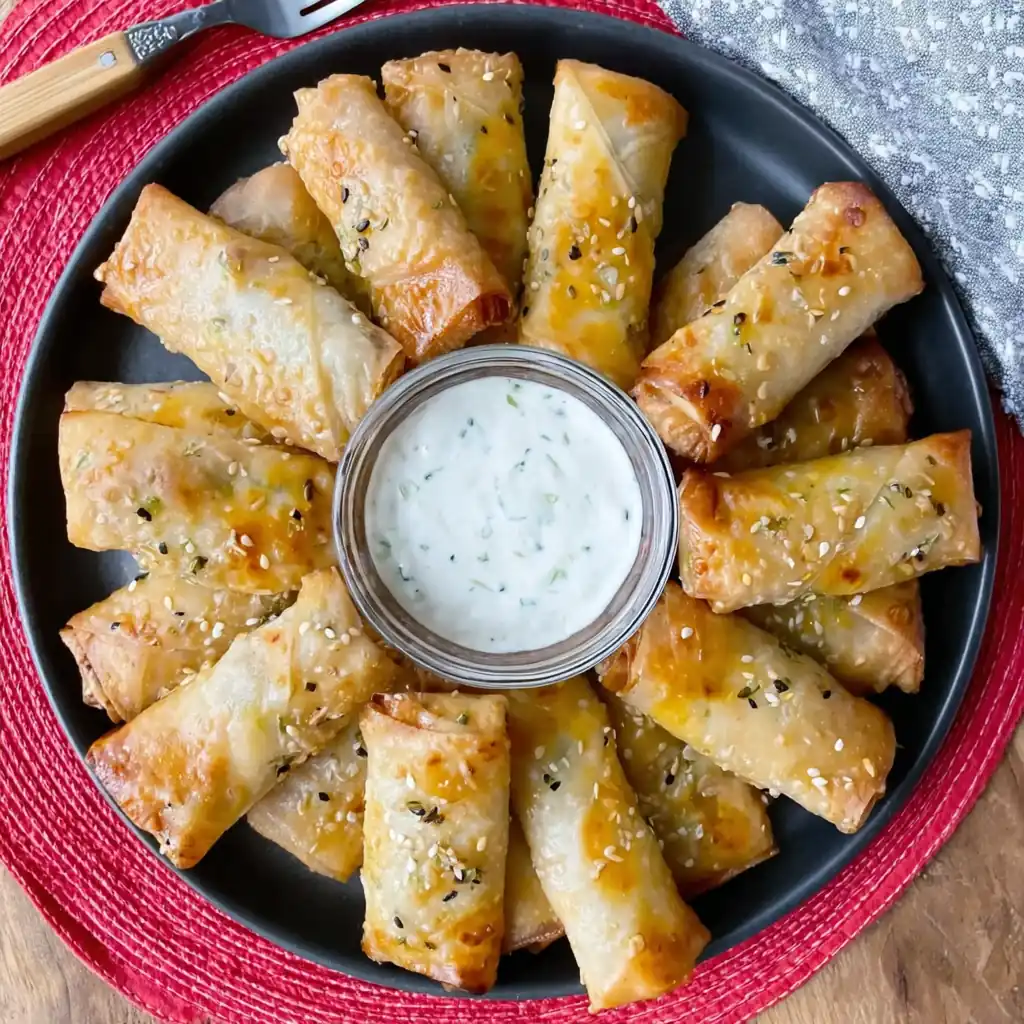 Roulés de feta croustillants