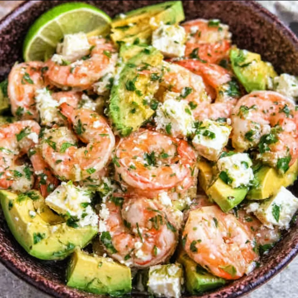 Salade crevettes avocat