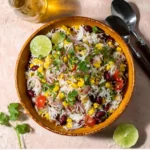 Salade riz mexicaine