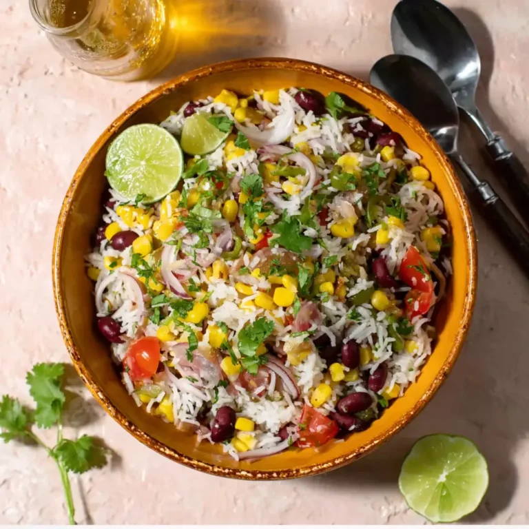 Salade riz mexicaine