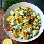 Salade smashed potatoes