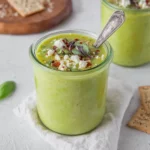 Soupe froide courgette