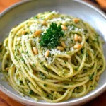 Spaghetti crème de courgette