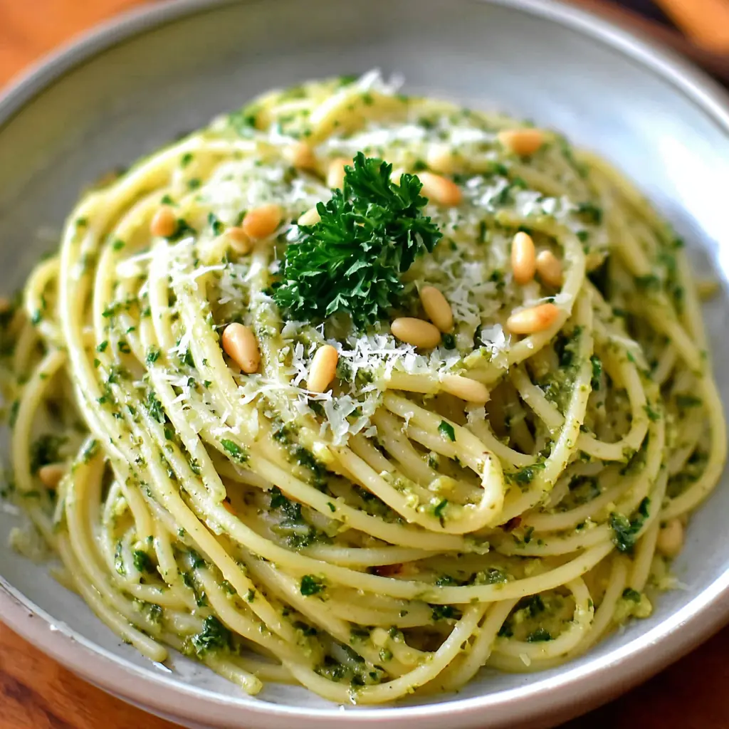 Spaghetti crème de courgette