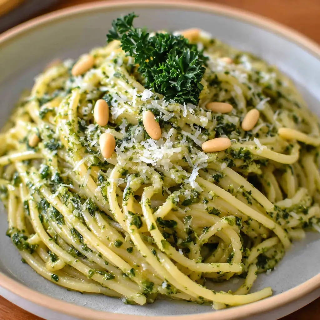 Spaghetti crème de courgette
