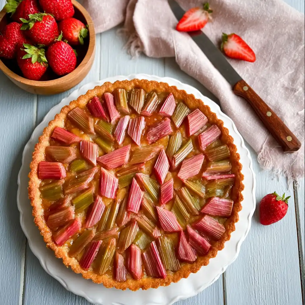 Tarte à la rhubarbe