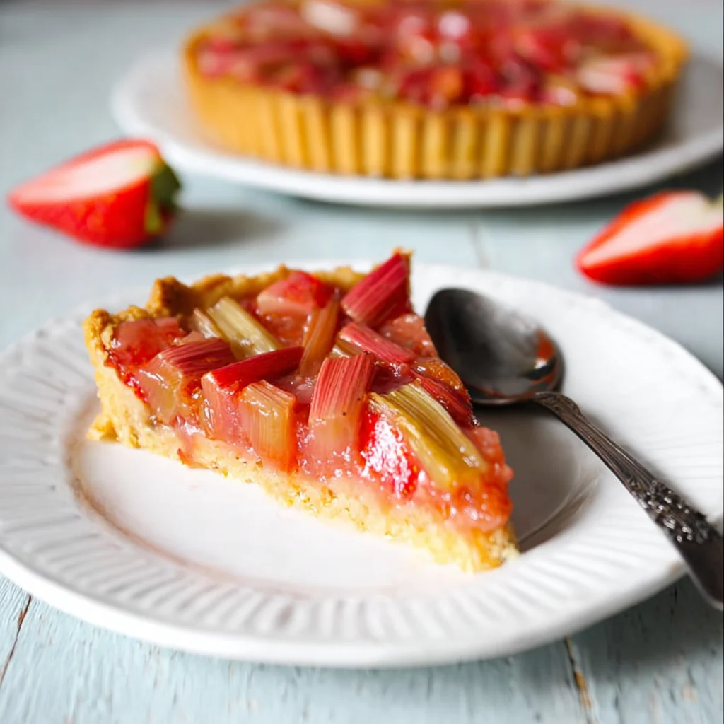 Tarte à la rhubarbe