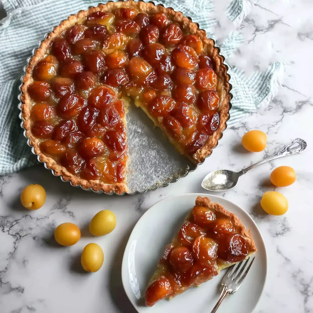 Tarte aux mirabelles