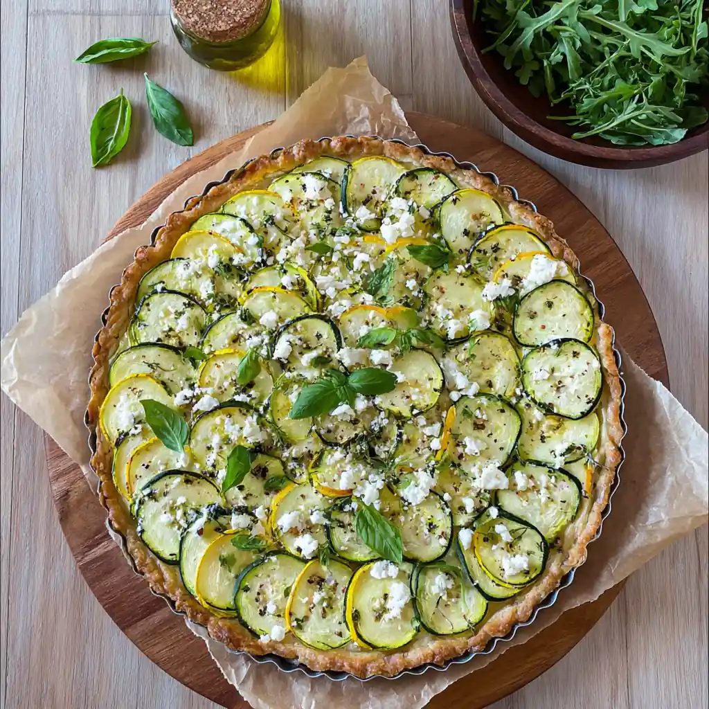 Tarte courgettes feta