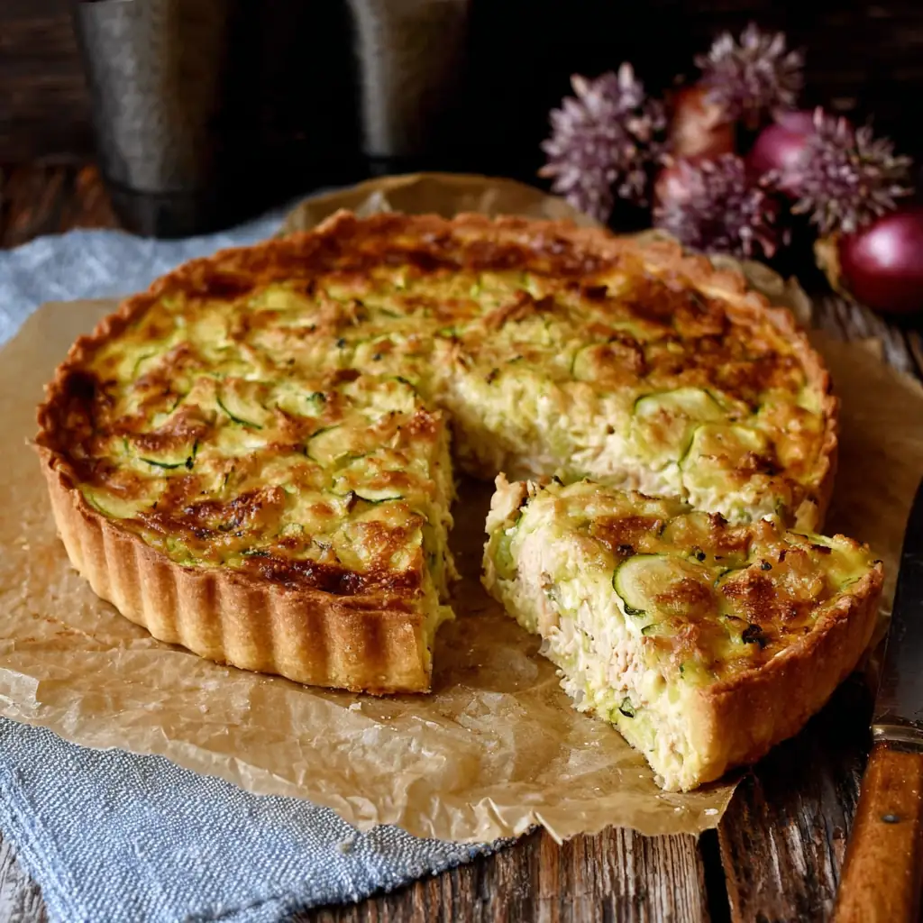 Tarte courgettes thon