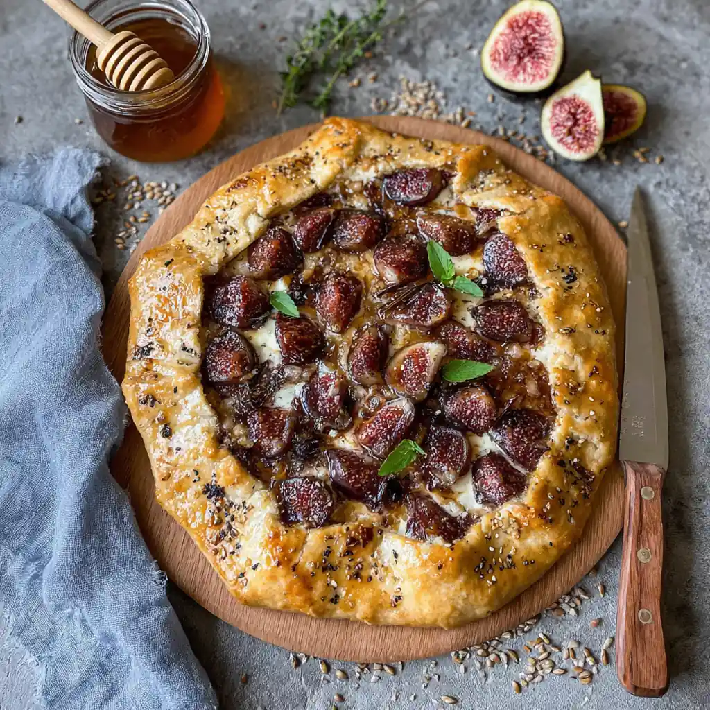 Tarte rustique aux figues
