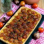 Tarte tomates échalotes