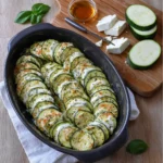 Tian courgettes chèvre