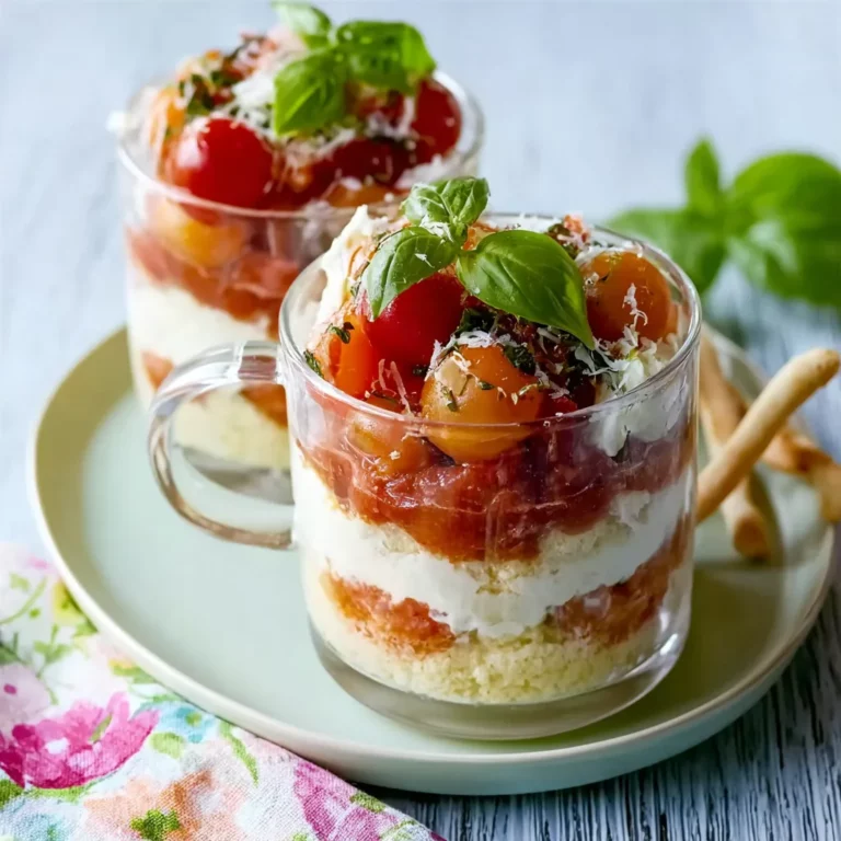 Tiramisu tomates mozzarella
