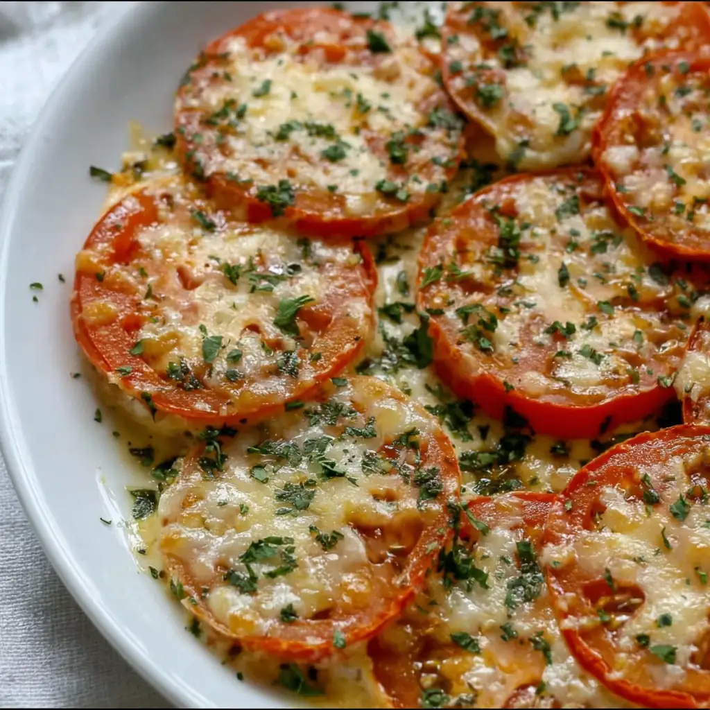 Tomates gratinées Parmesan