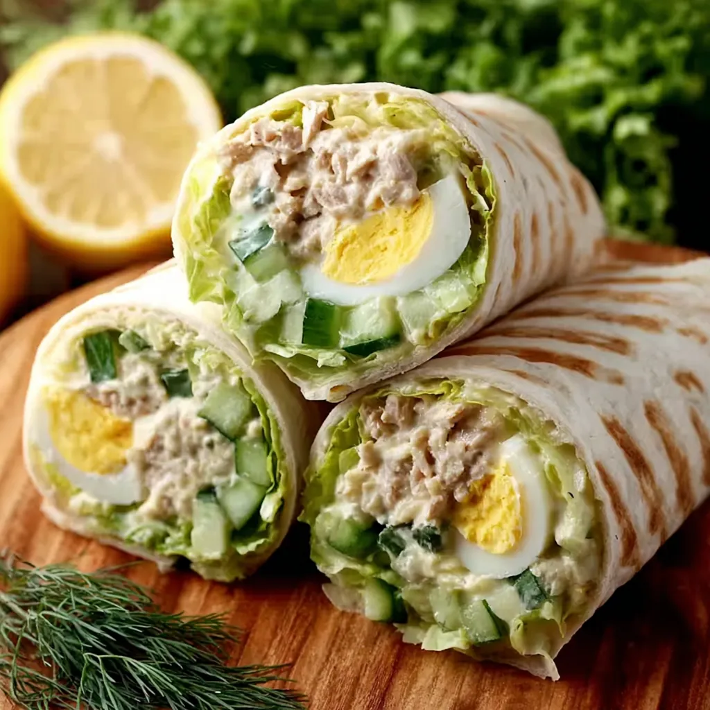 Wraps thon concombre