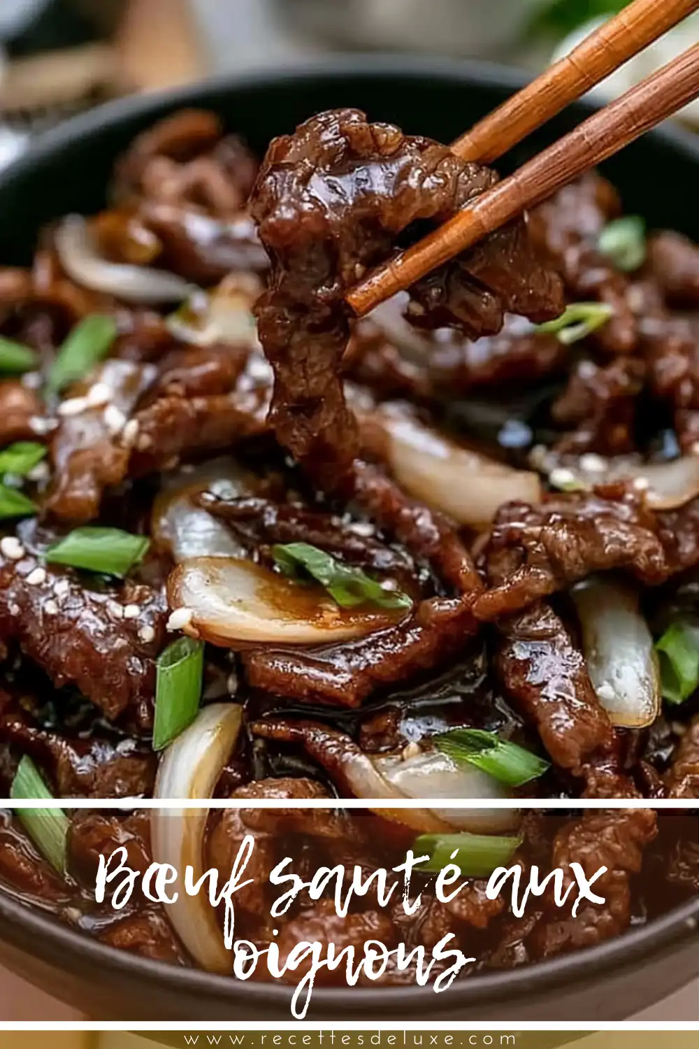 Bœuf sauté aux oignons