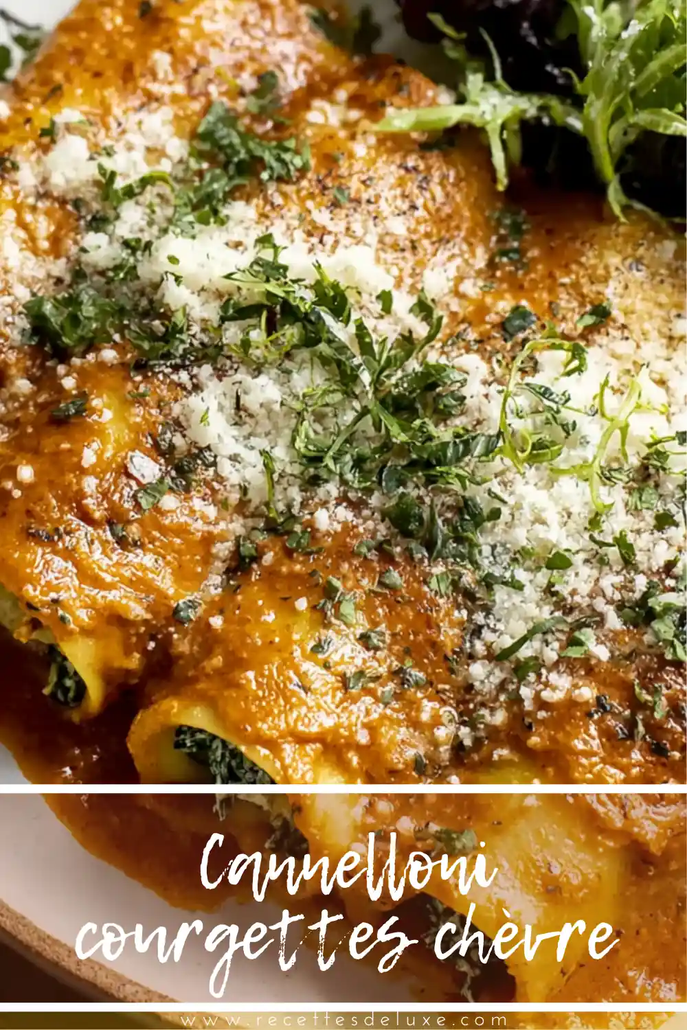 Cannelloni courgettes chèvre : recette fondante au pesto 6 Cannelloni courgettes chèvre2