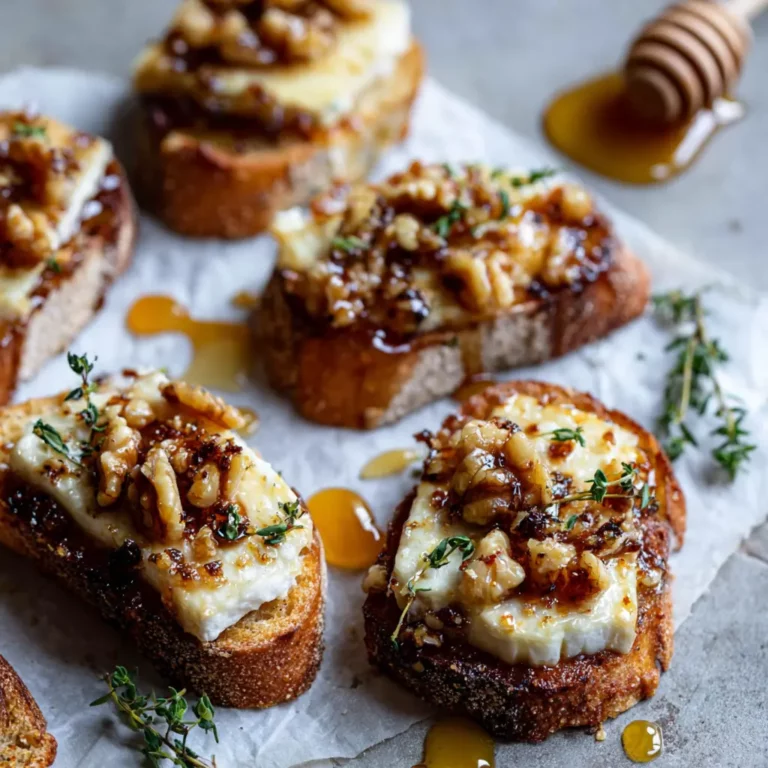 Crostini au brie