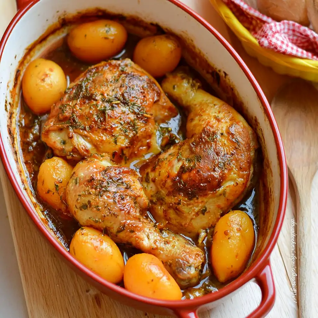 Cuisses de poulet au four