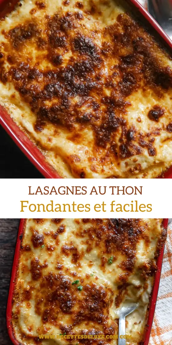 Lasagnes au thon faciles