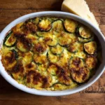 Gratin de courgettes au parmesan