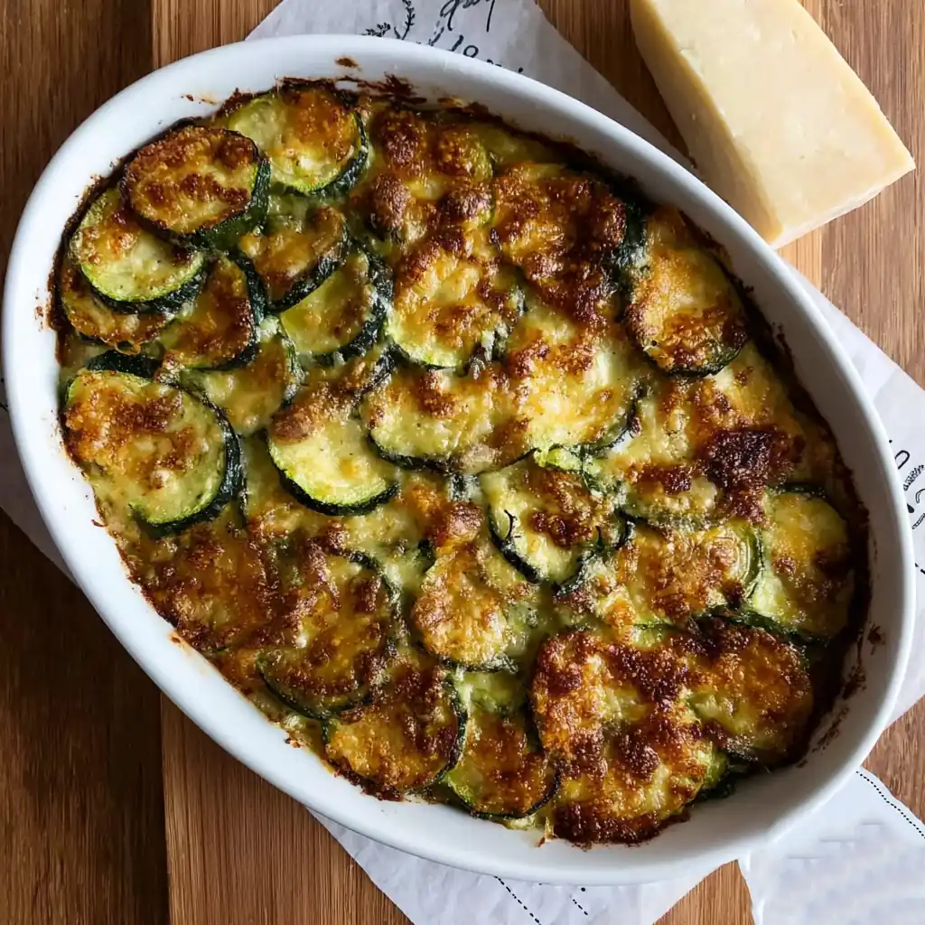 Gratin de courgettes au parmesan