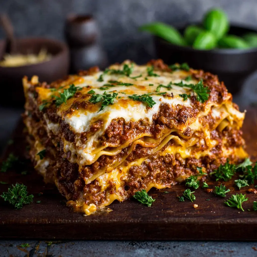Lasagnes de courgettes à la bolognaise