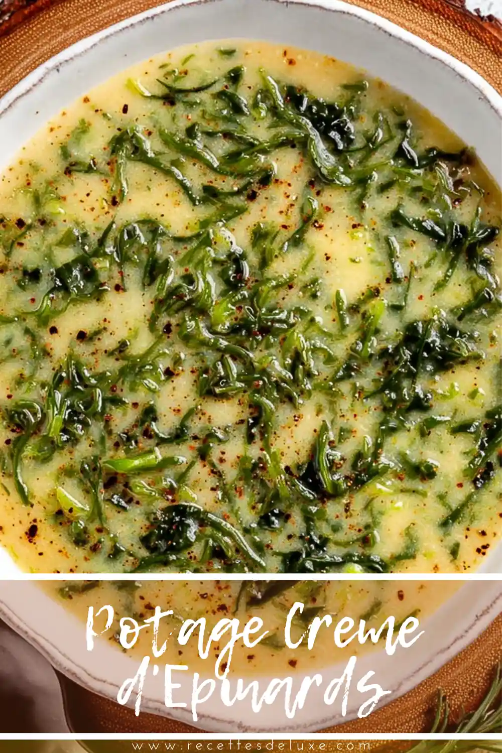 Potage Creme d'Epinards