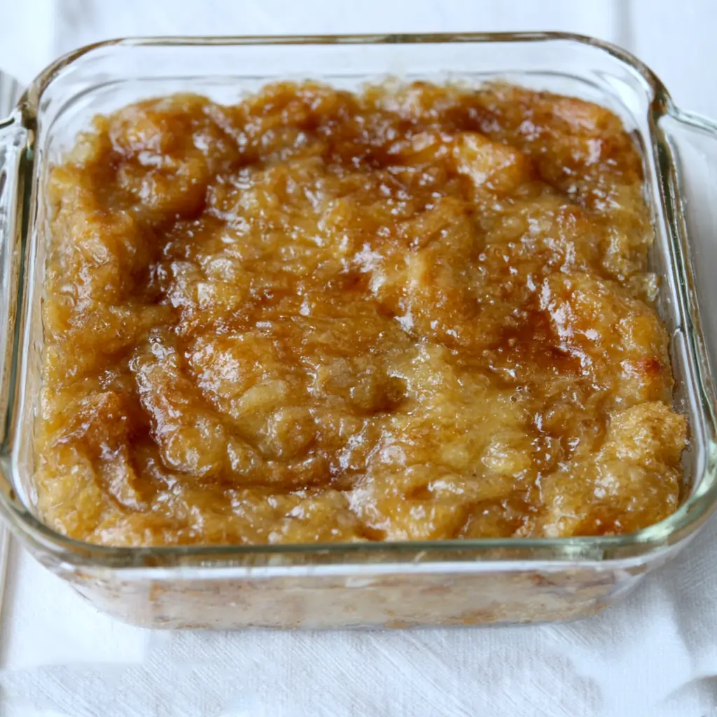 Pouding aux pommes
