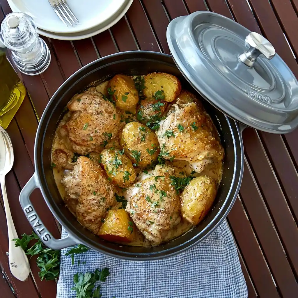 Poulet à la crème