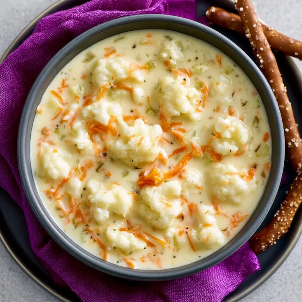 Soupe crémeuse au chou-fleur